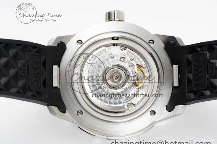 MIROTIME 0426 Aquatimer Automatic SS RSF 1:1 Best Edition White Orange Dial on Black Rubber Strap A Supportive 7069